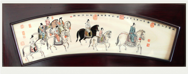 虢国夫人游春图 张丽亚